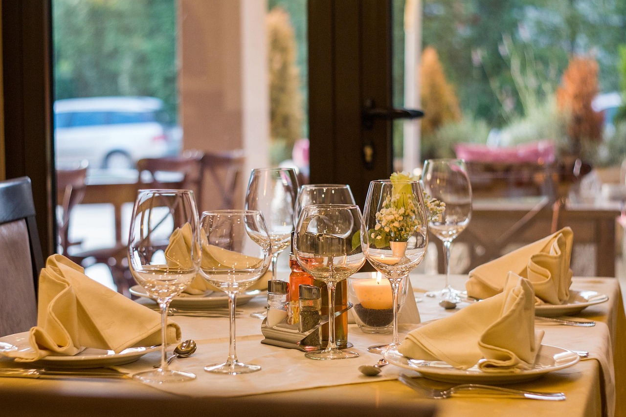 Restaurant business interior