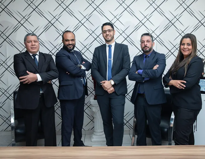 Professional workplace team