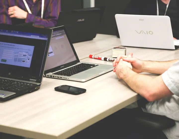 Shared workplace interior