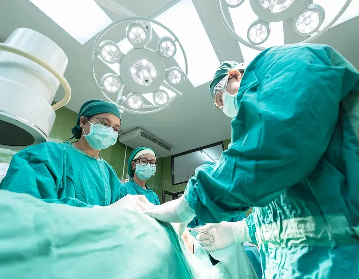 Healthcare business interior