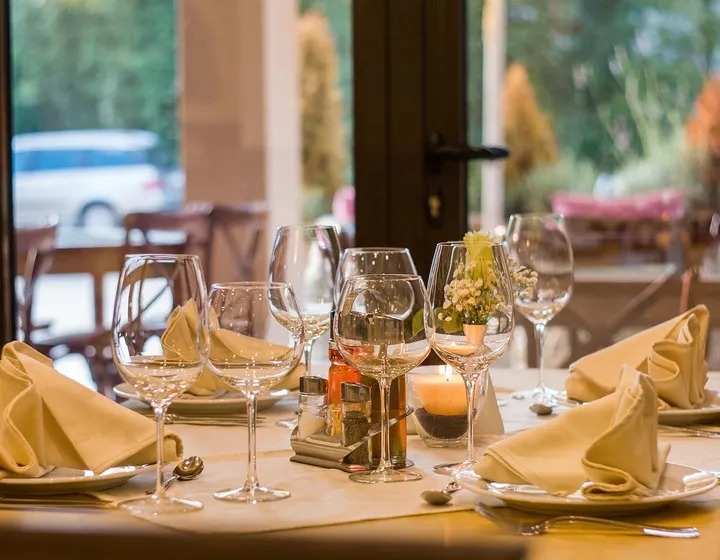 Restaurant business interior